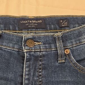 Lucky Brand Women's Dark Blue Ankle Jeans